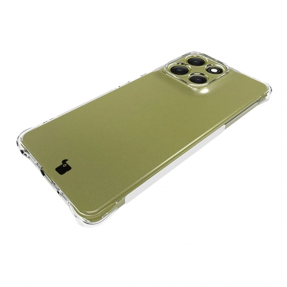 Husa Bizon Case Clear Pack + 2x folie de protecție pentru ecran Motorola Moto G86 5G - 7