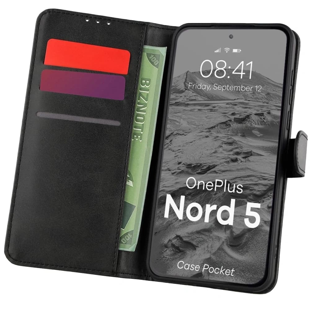 Bizon Case Pocket OnePlus Nord 5 negru - 1