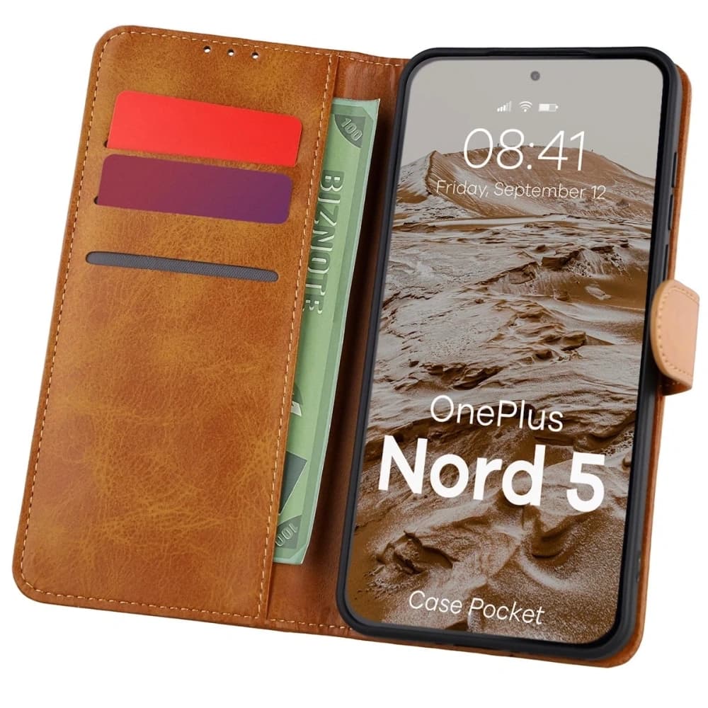 Bizon Case Pocket OnePlus Nord 5 maro - 1