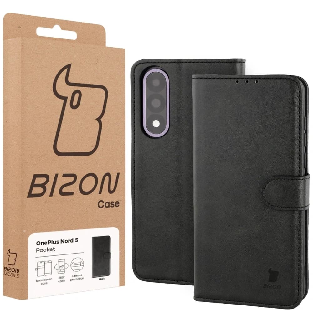 Bizon Case Pocket OnePlus Nord 5 negru - 6