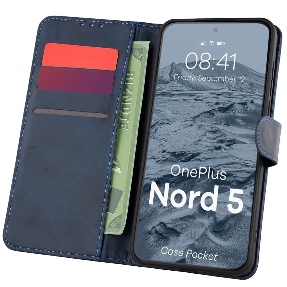 Bizon Case Pocket OnePlus Nord 5 marineblau - 1