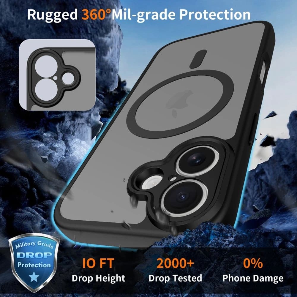 Tech-Protect BasicMag MagSafe Apple iPhone 17 Matt Fekete - 3