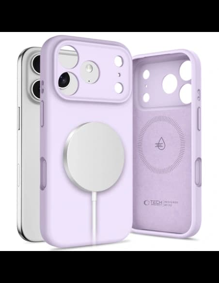 Tech-Protect Silikon MagSafe Apple iPhone 17 Pro Mauve