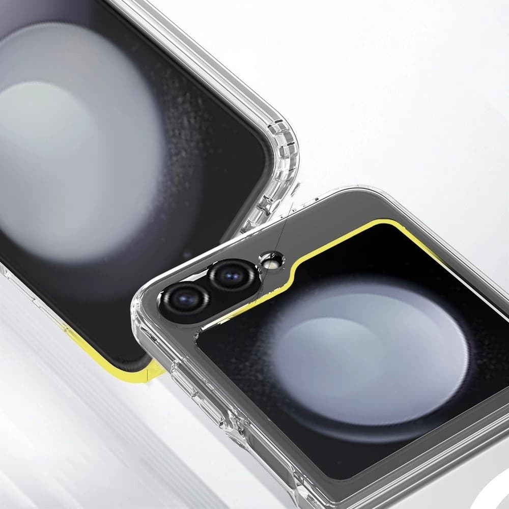 Tech-Protect Flexair Hybrid MagSafe Samsung Galaxy Z Flip 6 / 7 FE Clear - 4