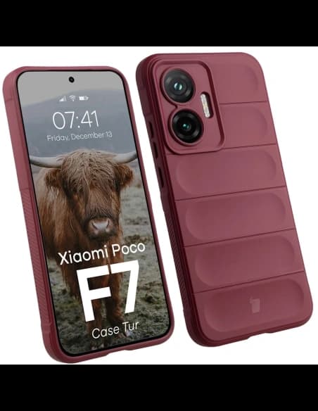 Bizon Case Tur Xiaomi POCO F7 burgundská