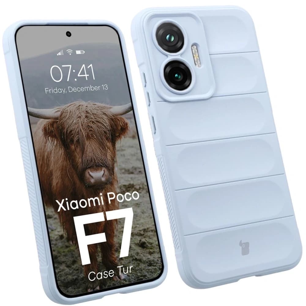 Bizon Case Tur Xiaomi POCO F7 hellblau