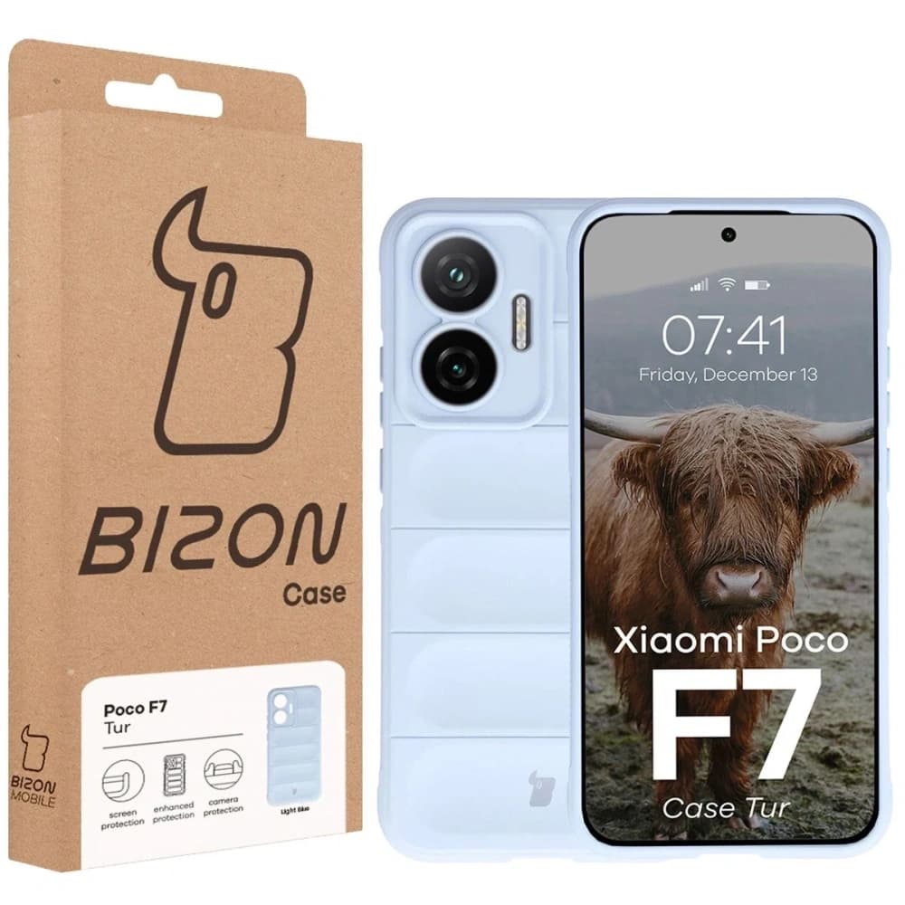 Bizon Case Tur Xiaomi POCO F7 hellblau - 8