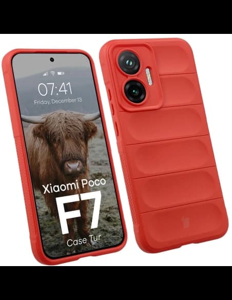 Bizon pouzdro Tur Xiaomi POCO F7 červené