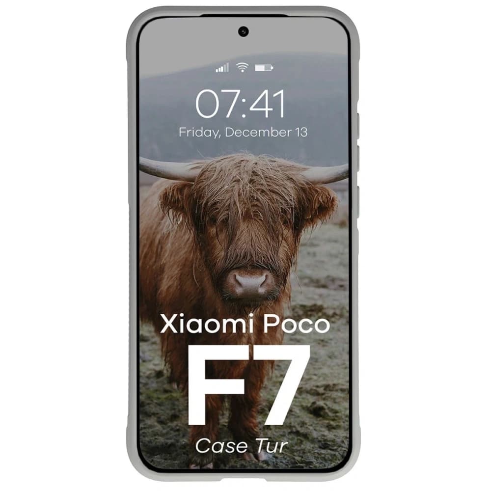 Bizon Case Tur Xiaomi POCO F7 light grey - 5