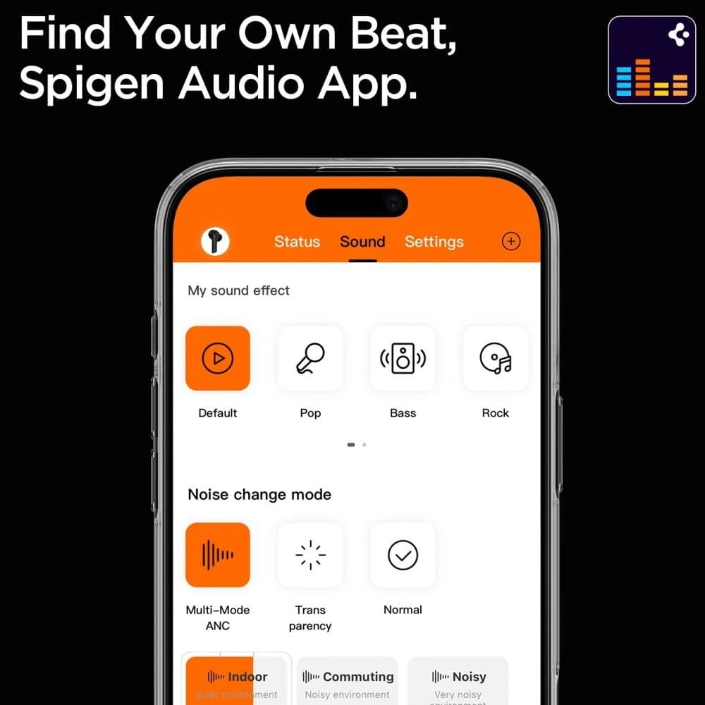 Spigen SA2401 ANC Pro In-ear Kopfhörer Schwarz - 8