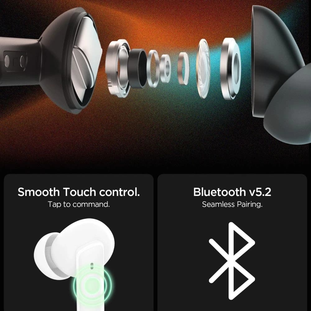 Spigen SA2402 ANC Pro In-ear sluchátka černá - 9