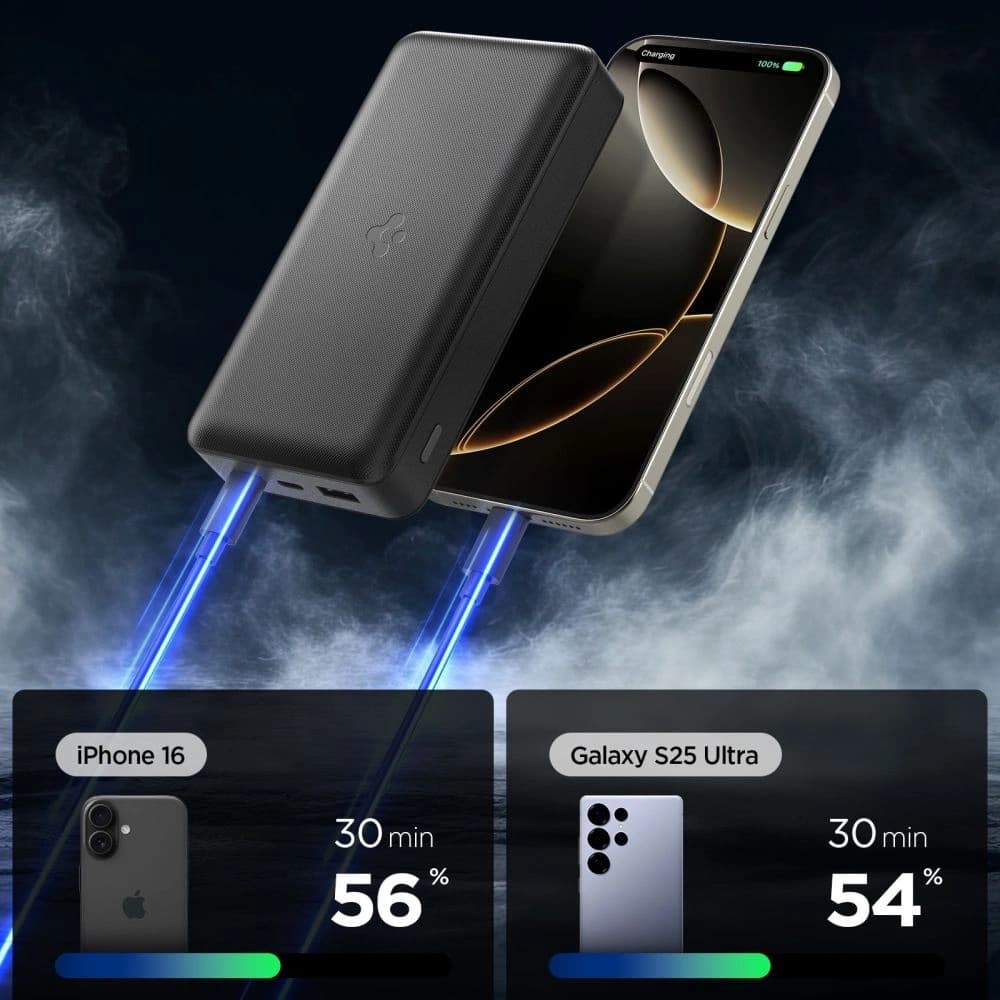 Bancă de alimentare Spigen EA3030 30000mAh 30W Negru - 3