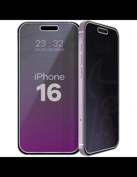 Bizon Privacy Glass Mule Shadow Apple iPhone 16 matte