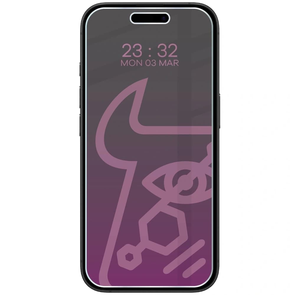 Bizon Privacy Glass Mule Shadow Apple iPhone 16 matte - 4