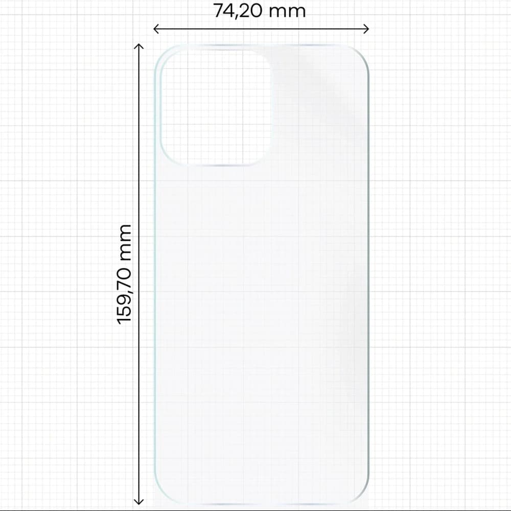 Folia hydrożelowa na tył Bizon Glass Hydrogel do iPhone 16 Pro Max, 1 sztuka - 2