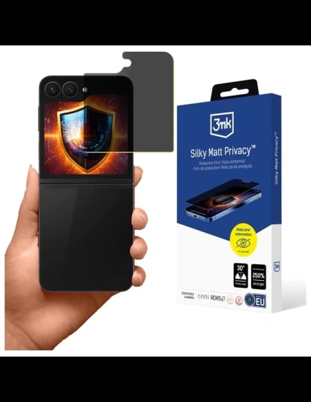 3MK Silky Matt Privacy Samsung Galaxy Z Flip6 / Flip7 FE