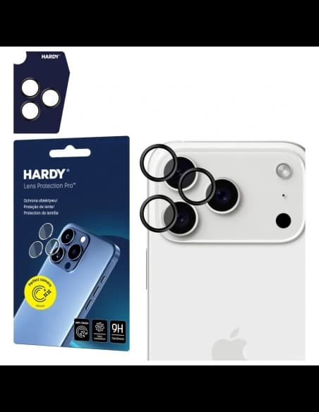 3MK HARDY Ochrana objektivu Pro Apple iPhone 17 Pro / 17 Pro Max černá
