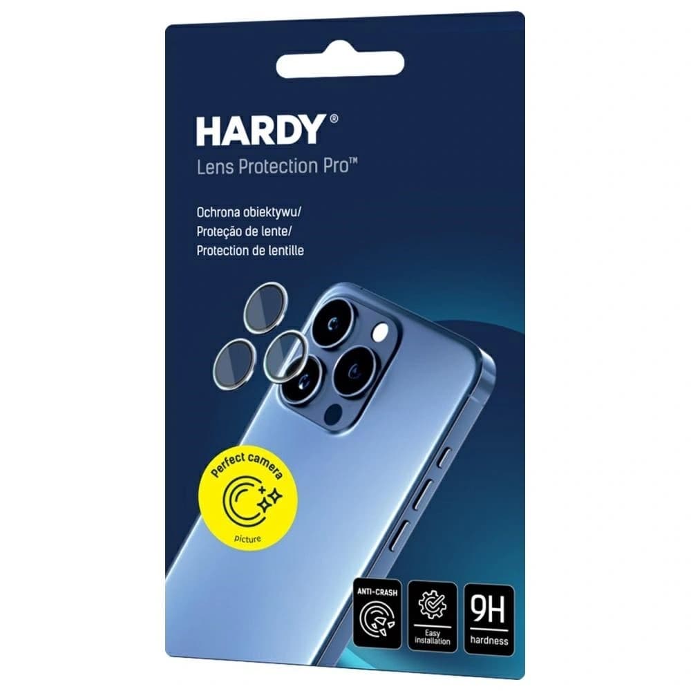 3MK HARDY Ochrana objektivu Pro Apple iPhone 17 Pro / 17 Pro Max stříbrná - 9