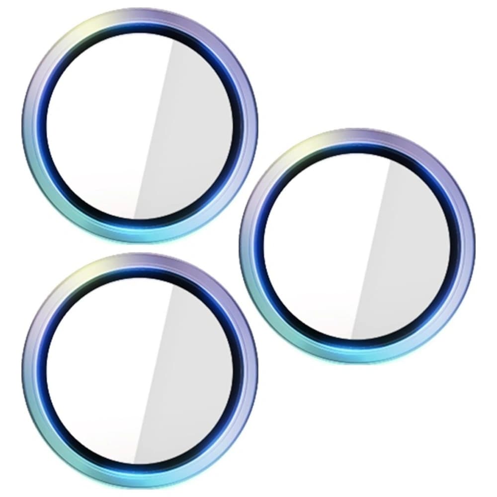 3MK HARDY Ochrana objektivu Pro Apple iPhone 17 Pro / 17 Pro Max duhová - 2