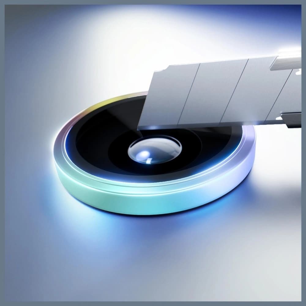 3MK HARDY Ochrana objektivu Pro Apple iPhone 17 Pro / 17 Pro Max duhová - 5