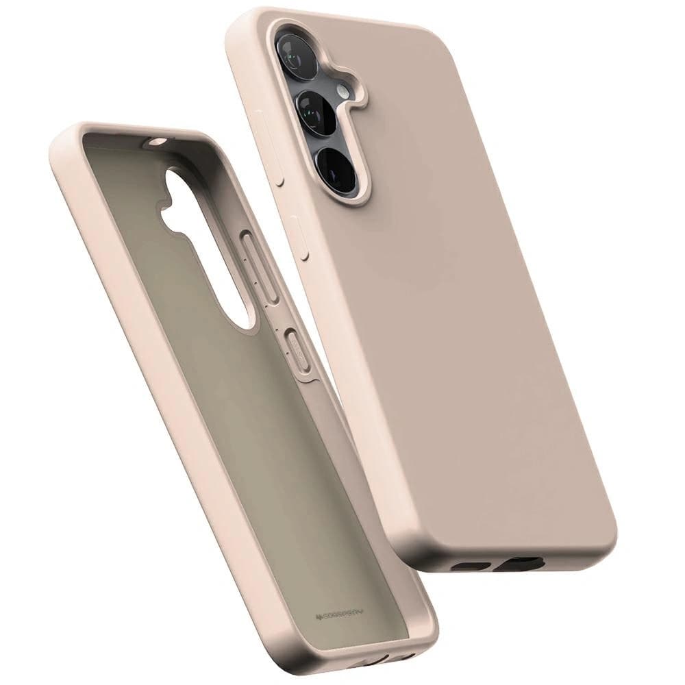 Mercury Pure MagSafe silikon pro Samsung Galaxy S25+ Plus písek