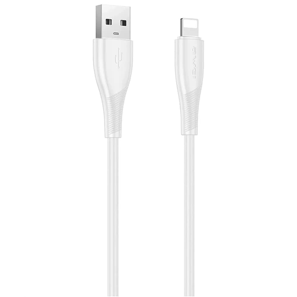 AWEI CL-182L USB-A / Lightning kábel 1m fehér - 1