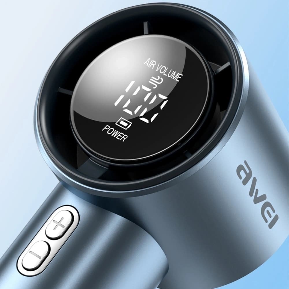 AWEI F38 Mini kapesní ventilátor modrý - 2