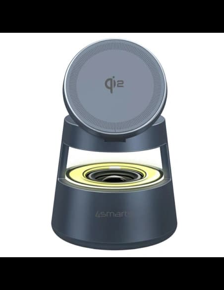 4smarts Aura Sound Lade station Qi2 grau