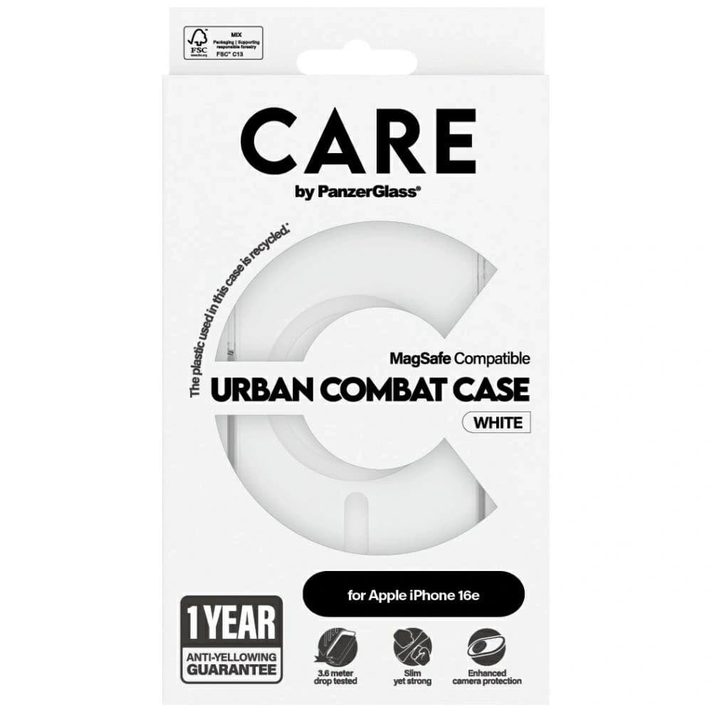 CARE od PanzerGlass Flagship Urban Combat White MagSafe Apple iPhone 16e čirý - 3