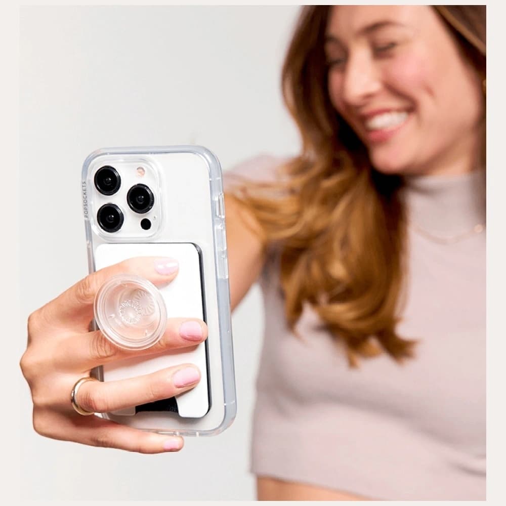 POPSOCKETS PopWallet+ PopGrip PW+ MS G2 MagSafe alb-transparent - 8