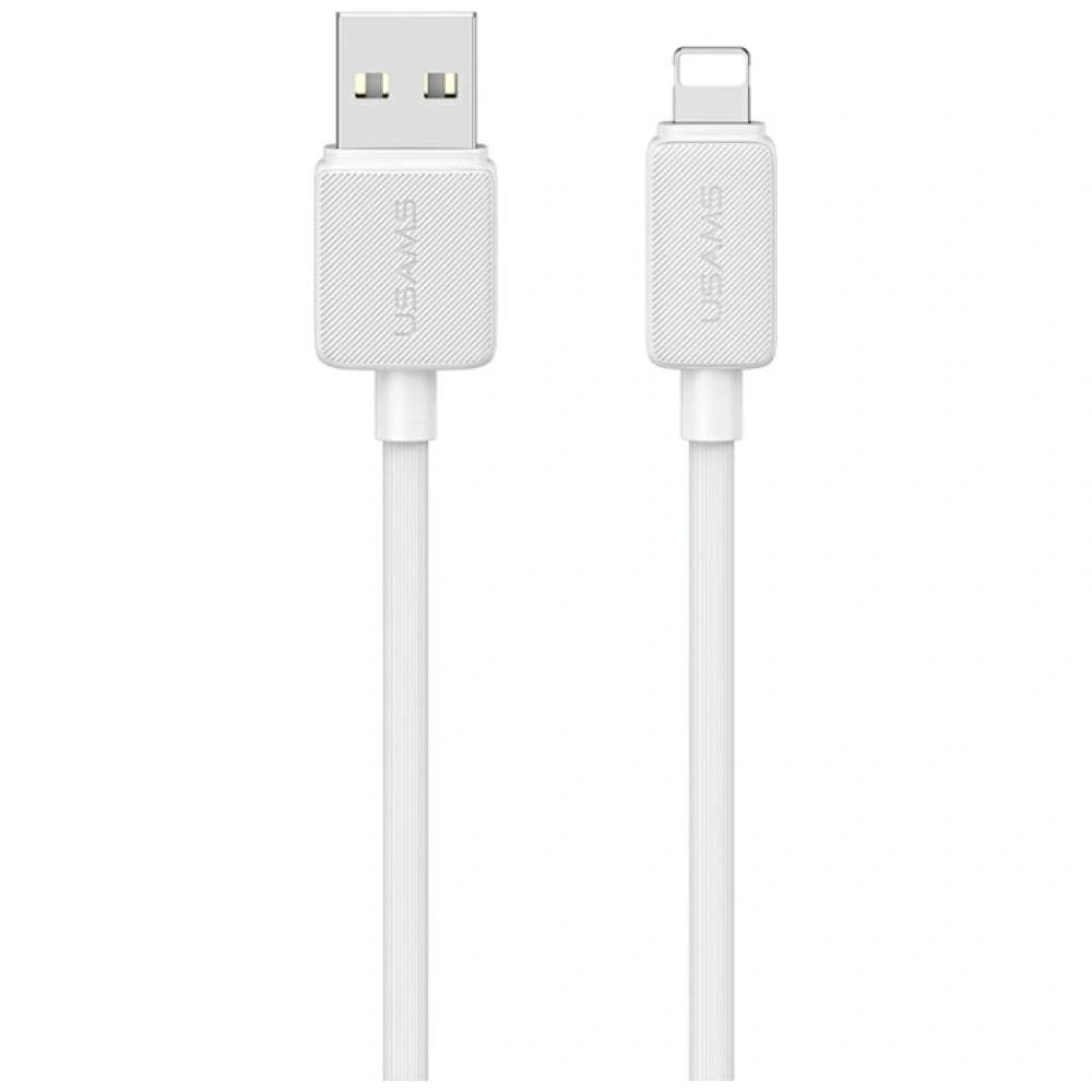 USAMS KY Sorozat US-SJ694 USB-A / Lightning kábel 2.4A 2m fehér - 1