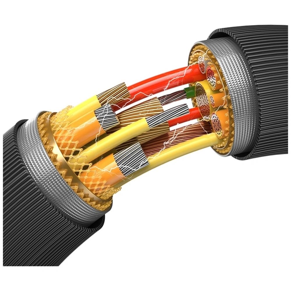 USAMS KY Sorozat US-SJ694 USB-A / Lightning kábel 2.4A 2m fehér - 7