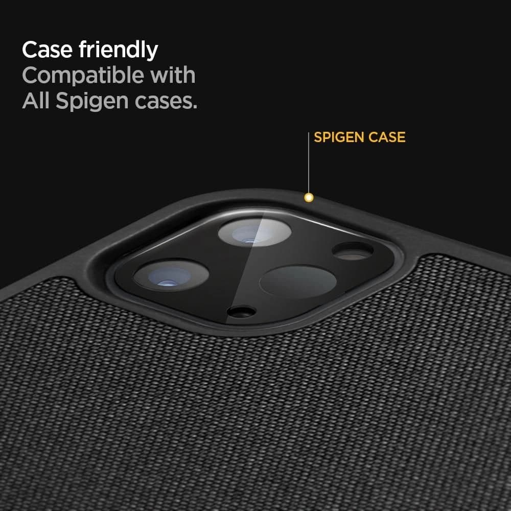 Spigen Glass FC Camera Apple iPad Pro 11/12.9 2020 Black [2 PACK] - 4