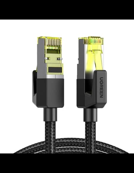 Kabel UGREEN NW150 30791 Ethernet RJ45 Cat 7 10Gbps 10m černý