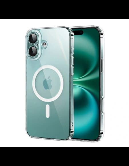 UGREEN Classy Clear Magnetic Hülle für Apple iPhone 16 Plus transparent