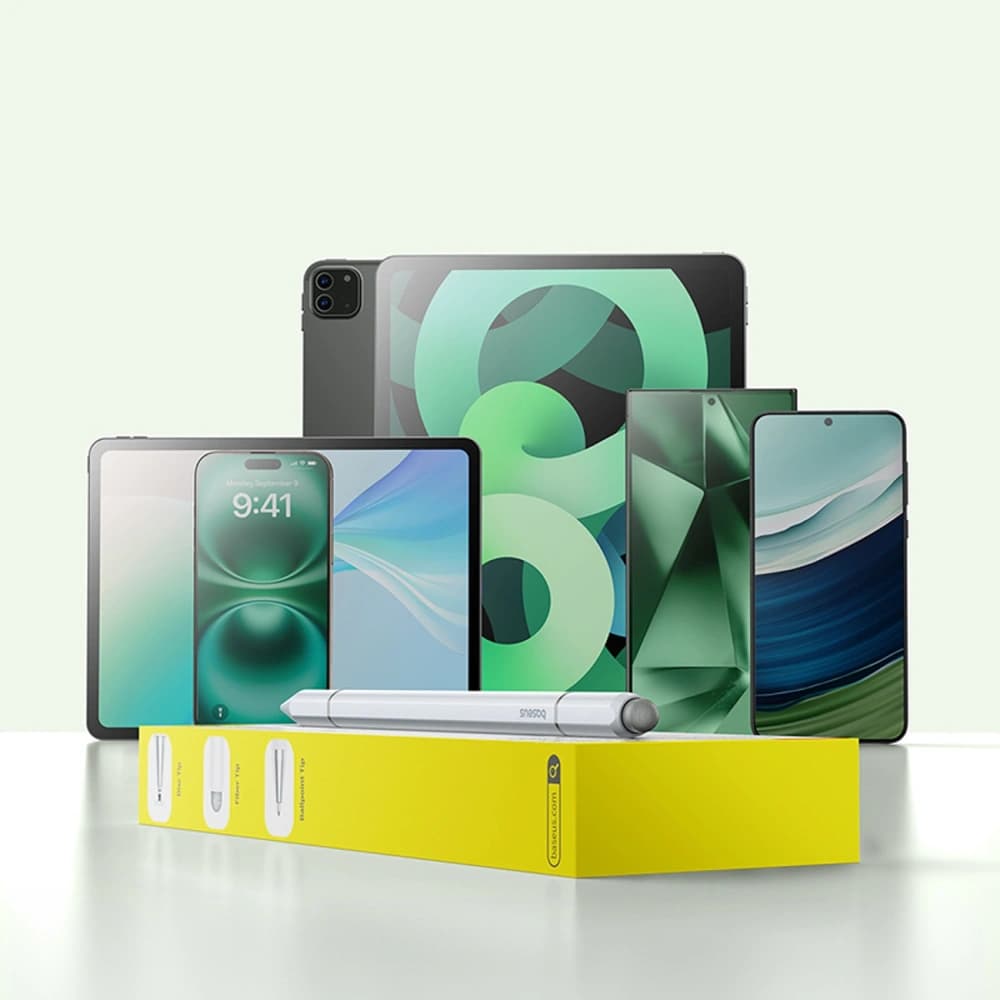 Stylus Baseus Smooth Writing III 3v1 pasivní magnetická verze bílá - 10