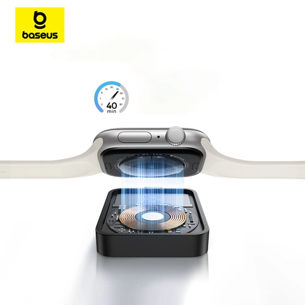 Baseus MagPro 2.5W magnetische Induktionsladegerät für Apple Watch schwarz - 7