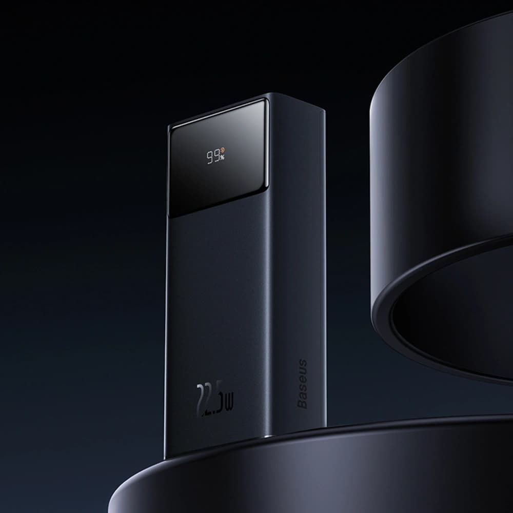 Powerbank Baseus EnerFill FP41 30000mAh 22.5W cu cablu Baseus Simple USB-A / USB-C 3A 30cm negru - 8
