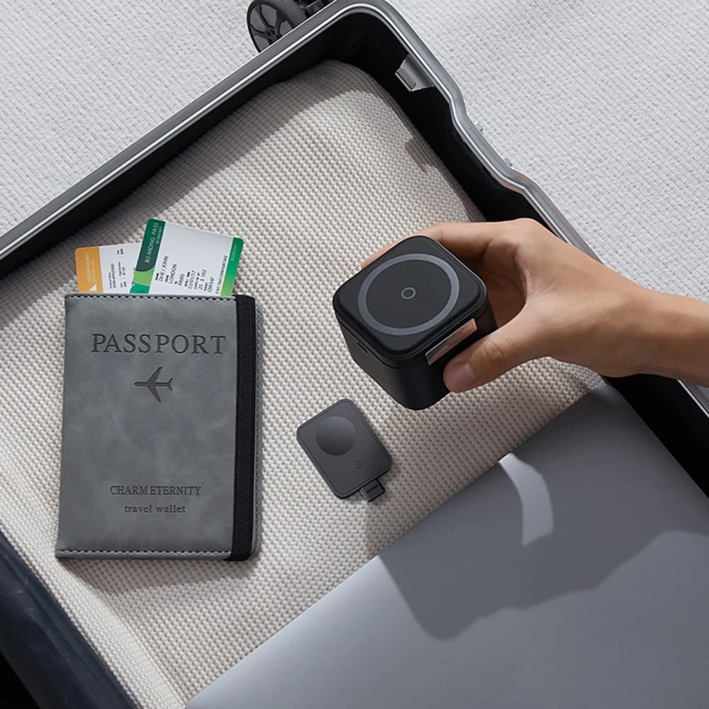 Baseus MagPro 3-in-1 25W MagSafe Induction Charger for Phone / Smartwatch / Headphones Black - 13