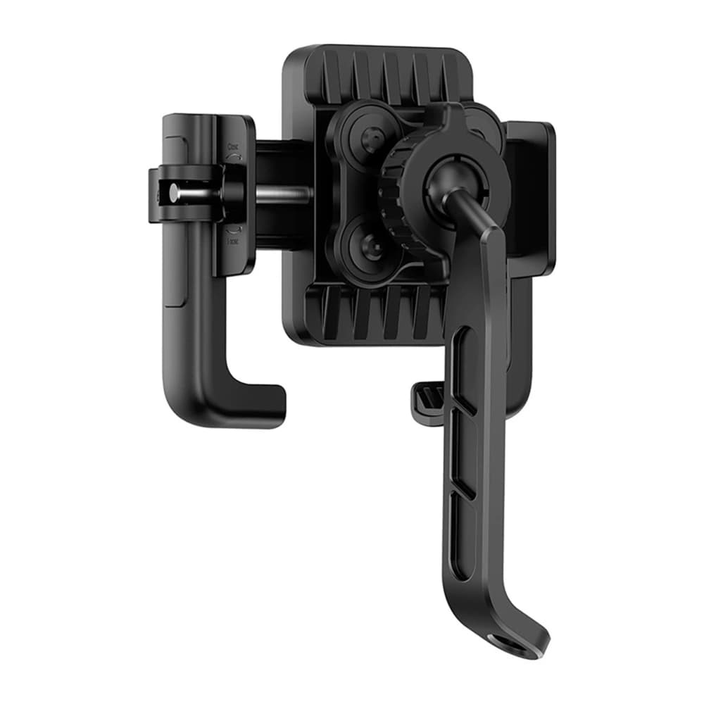 Baseus GoTrip motoros telefon tartó tükörre, fekete, ütéscsillapítással - 6