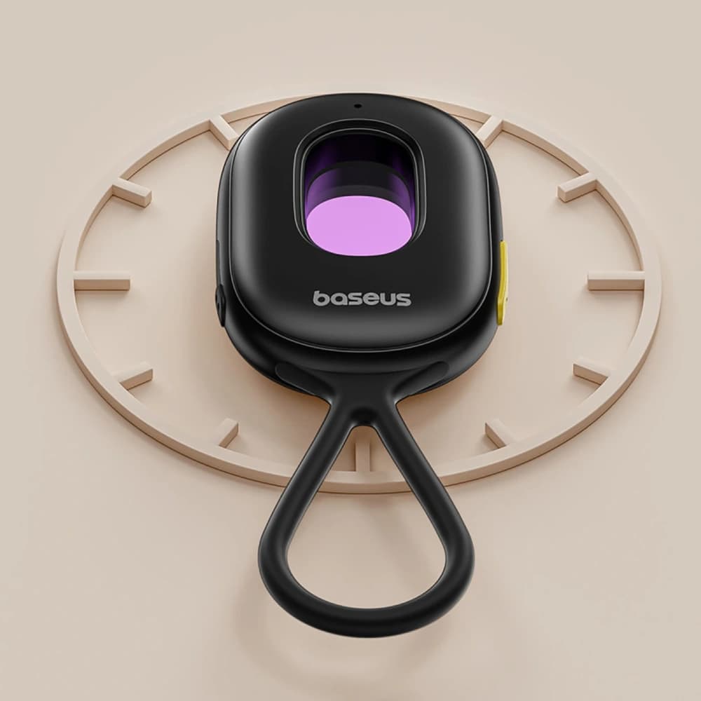 Baseus Heyo Series II hidden camera detector with alarm and mini flashlight + Baseus Simple USB-A / USB-C black cable - 12
