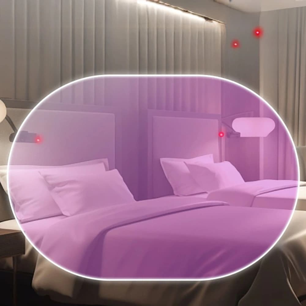 Baseus Heyo Series II hidden camera detector with alarm and mini flashlight + Baseus Simple USB-A / USB-C black cable - 13