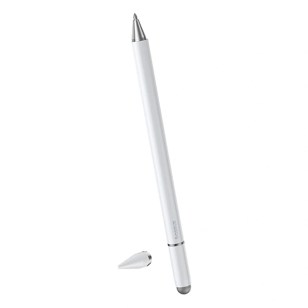 Stylus pasiv Baseus Smooth Writing III 3w1 versiune magnetică albă - 2