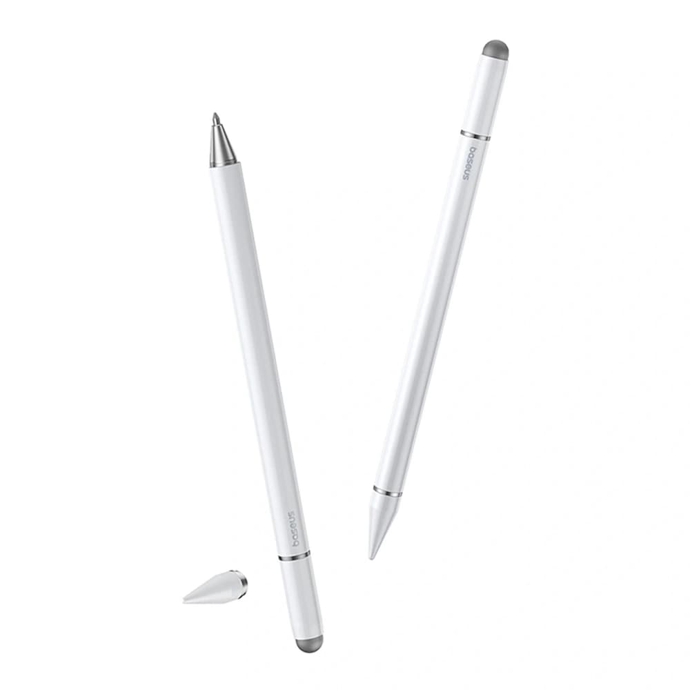 Stylus pasiv Baseus Smooth Writing III 3w1 versiune magnetică albă - 5
