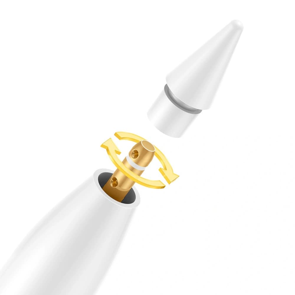 Stylus activ Baseus Smooth Writing 3 încărcat prin cablu, cu detectarea unghiului de scriere, alb. - 5