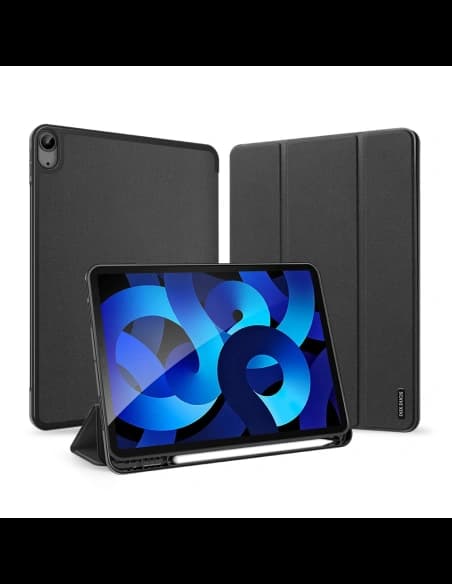 Dux Ducis Domo Etui mit Klappe und Smart Sleep für Apple iPad Air 11" 2024/2025 / iPad Air 10,9" 2022/2020 schwarz