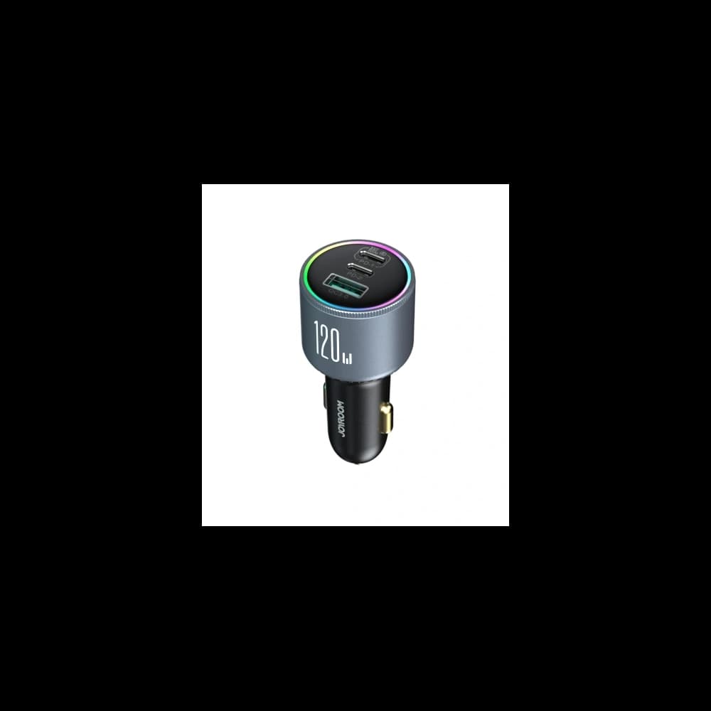 Joyroom JR-CCN07 120W Auto-Ladegerät 2xUSB-C, USB-A + 100W USB-C Kabel dunkelgrau - 8
