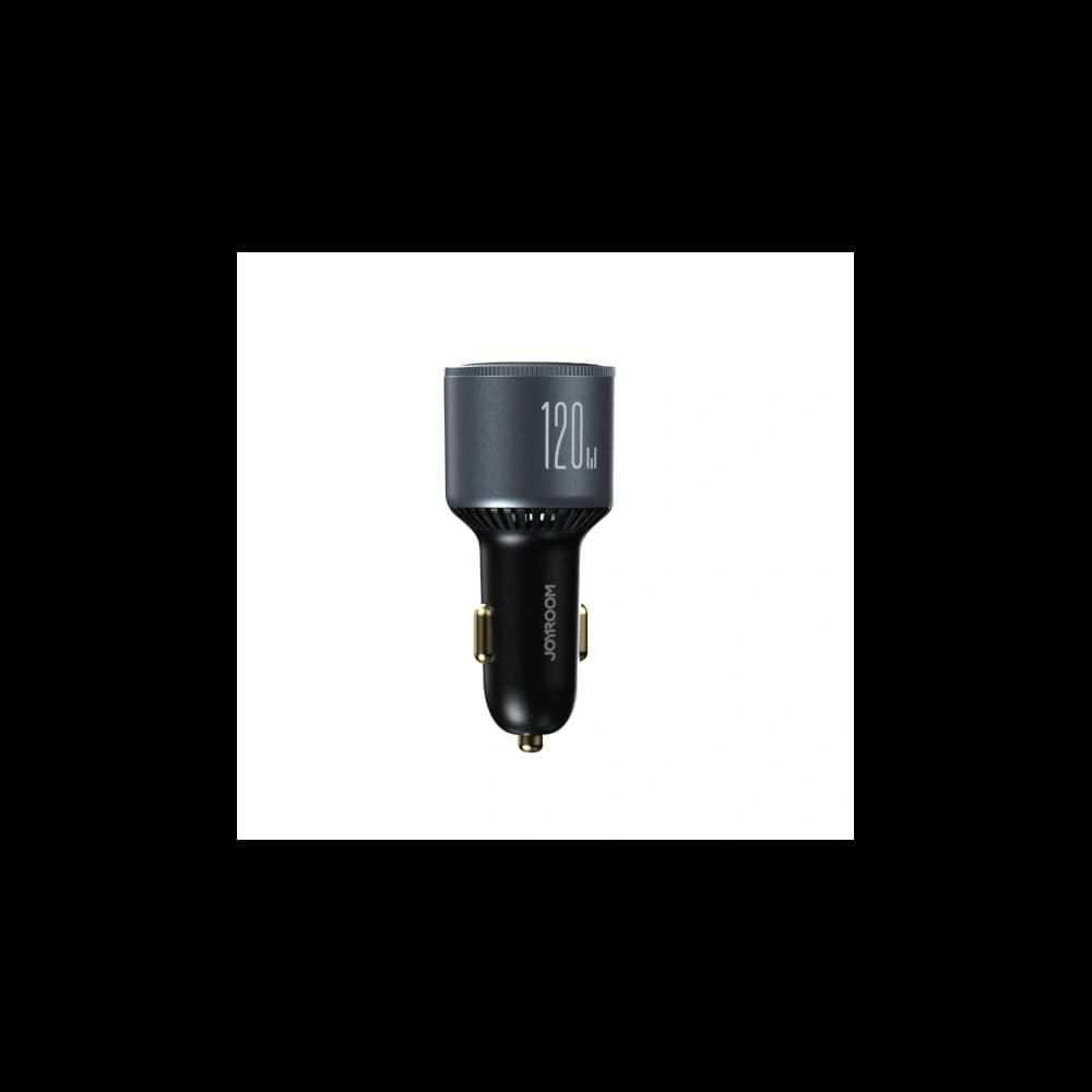 Joyroom JR-CCN07 120W Auto-Ladegerät 2xUSB-C, USB-A + 100W USB-C Kabel dunkelgrau - 9