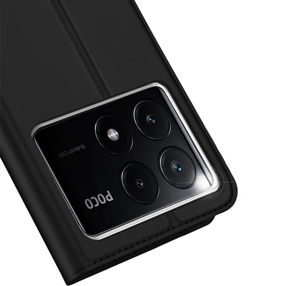 Dux Ducis Skin Pro Flip Case for Xiaomi Poco X6 Pro 5G / Redmi K70E black - 4