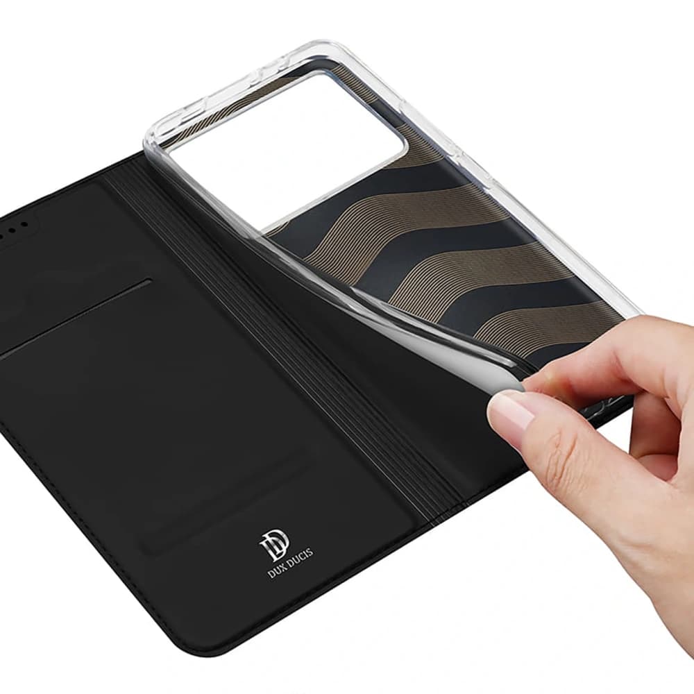 Dux Ducis Skin Pro Flip Case for Xiaomi Poco X6 Pro 5G / Redmi K70E black - 9